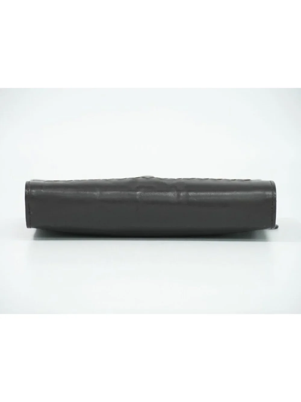 Bottega Veneta Intrecciato Continental Wallet Clutch Leather Brown